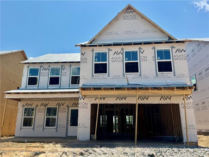 In-progress construction of a new home in Eastlyn Crossing, Flowery Branch, GA (Image 10). In-progress construction of a new home in Eastlyn Crossing, Flowery Branch, GA (Image 10).