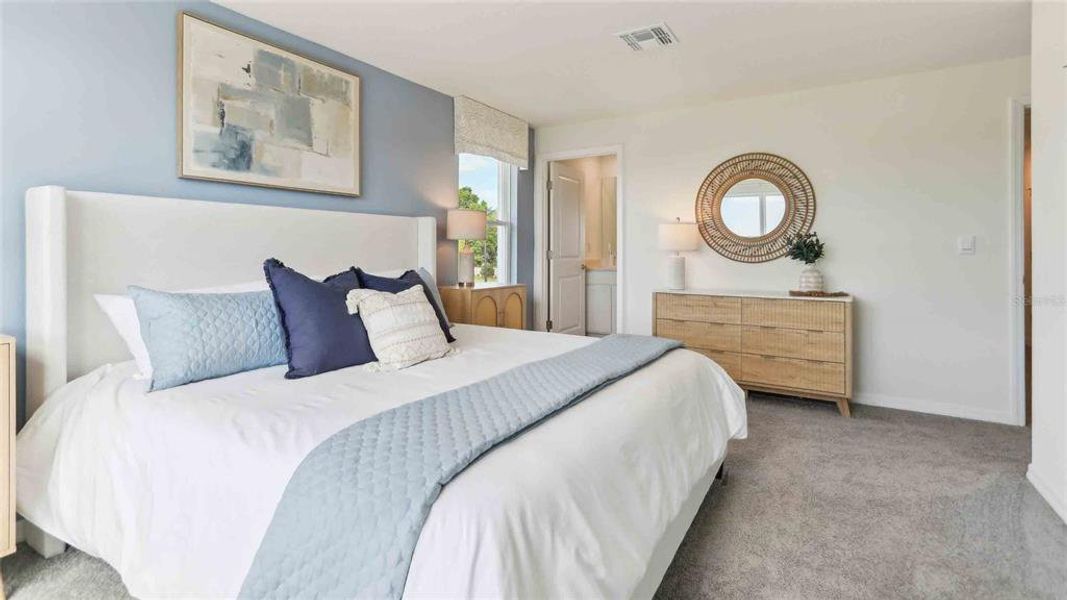 Furnished interior view inside a new home in The Towns at Laurel Commons, Ocala (Image 12).