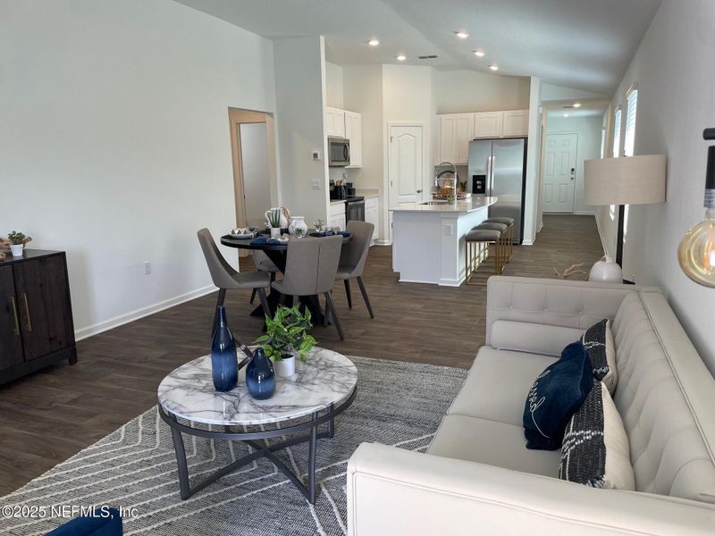 Furnished interior view inside a new home in The Arbors, Jacksonville (Image 4).