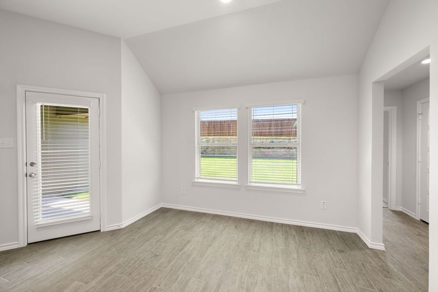 Representative exterior photo of a completed home built from the Alderbury II by Impression Homes in Mountain Valley, Burleson, TX (Image 10). Representative exterior photo of a completed home built from the Alderbury II by Impression Homes in Mountain Valley, Burleson, TX (Image 10).