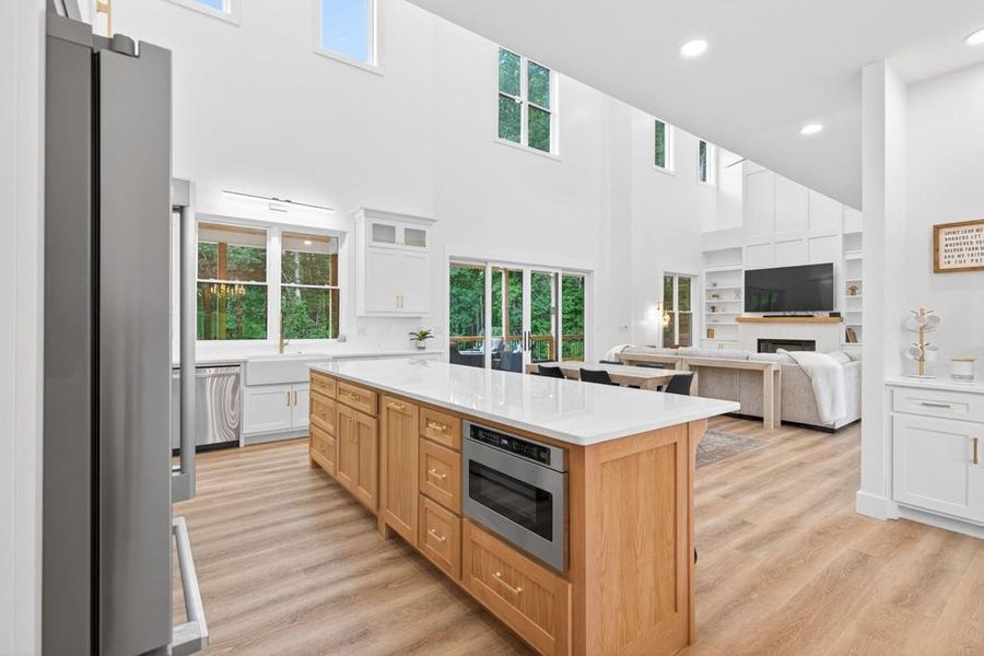 Furnished interior view inside a new home in , Buford (Image 16).