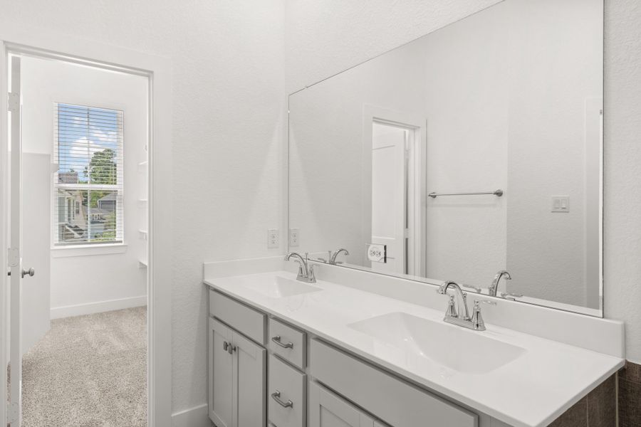 Furnished interior view inside a new home in Meridiana, Manvel (Image 13).