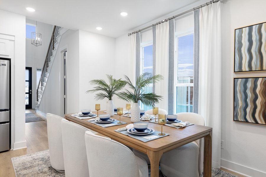 Representative Dining Room - some options shown