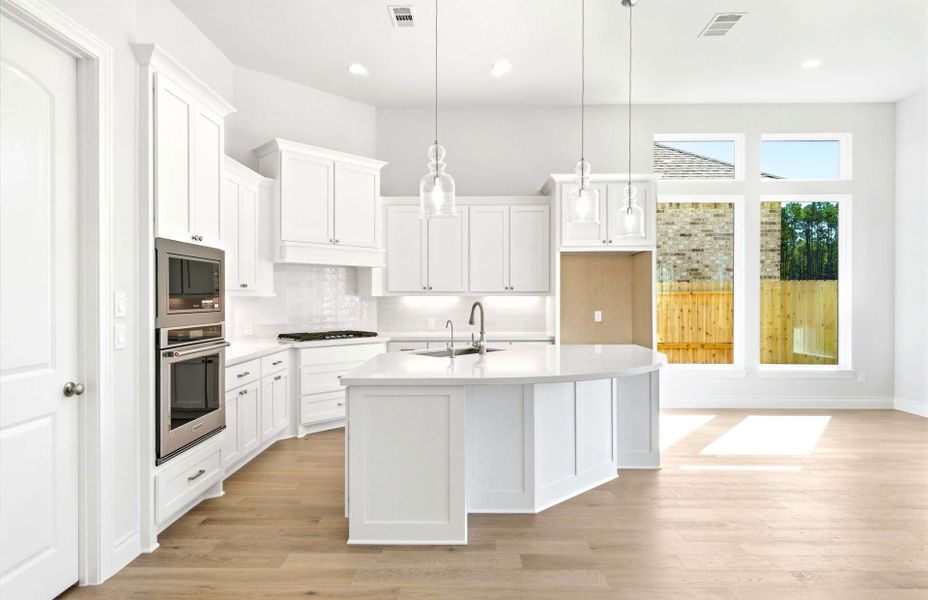 Furnished interior view inside a new home in The Highlands 55′, Porter (Image 11).