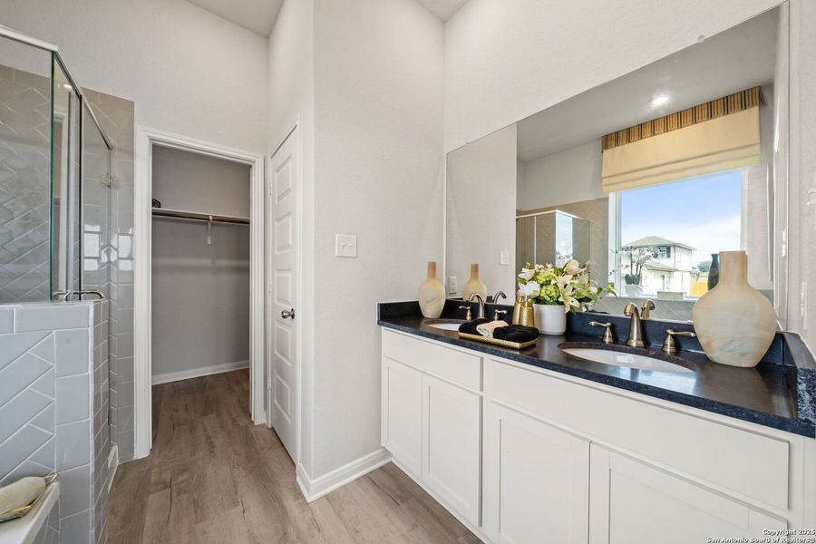 Furnished interior view inside a new home in Applewhite Meadows, San Antonio (Image 35). Furnished interior view inside a new home in Applewhite Meadows, San Antonio (Image 35).