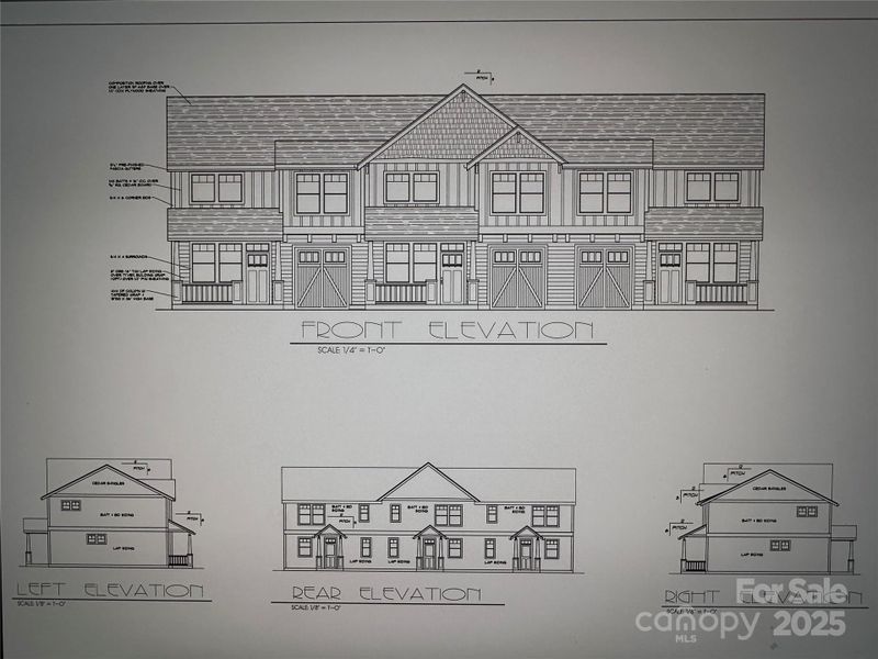Exterior rendering of this home design in , Hickory, NC (Image 1).