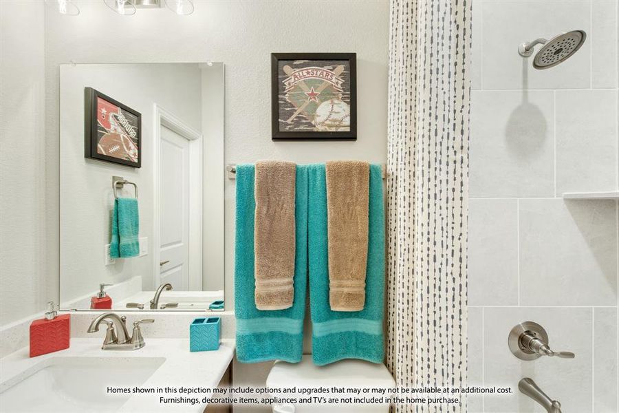 Furnished interior view inside a new home in Timberbrook, Justin (Image 4).