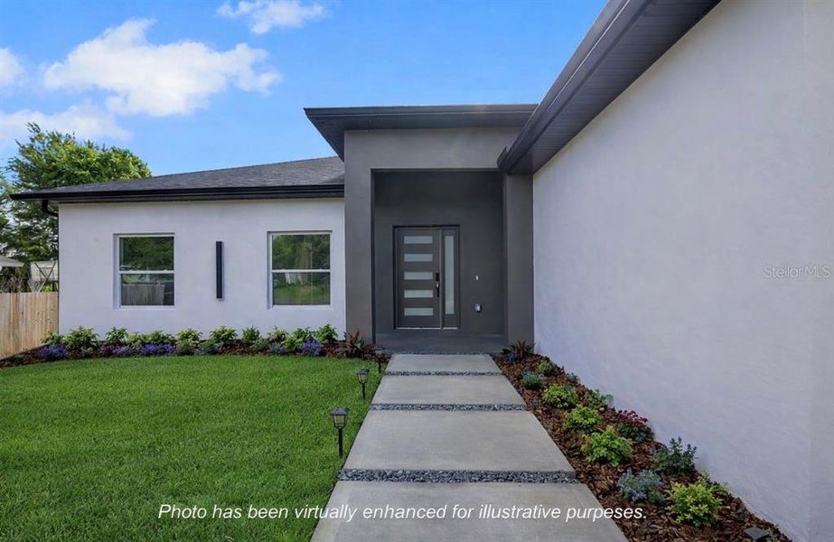 Exterior details and patio area of a home in , Sanford (Image 3).
