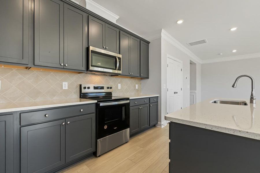 Furnished interior view inside a new home in 1158 Place, Wilson (Image 8).