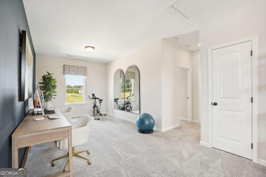 Furnished interior view inside a new home in Trellis Park, Hampton (Image 14). Furnished interior view inside a new home in Trellis Park, Hampton (Image 14).