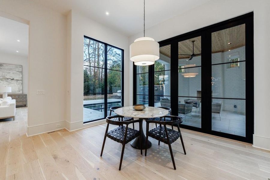 Furnished interior view inside a new home in , Atlanta (Image 20). Furnished interior view inside a new home in , Atlanta (Image 20).