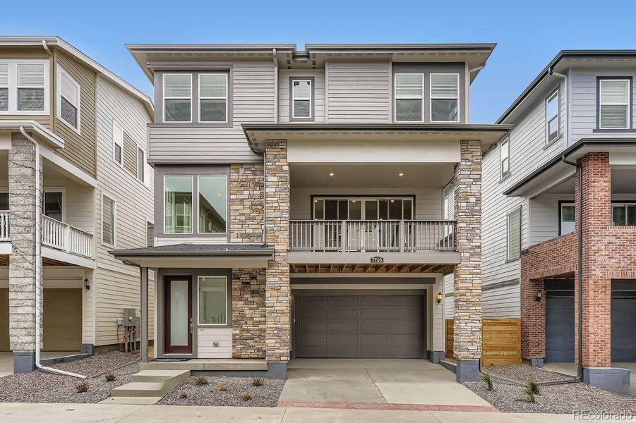 Exterior details and patio area of a home in Vermilion Creek: The Skyline Collection, Centennial (Image 3). Exterior details and patio area of a home in Vermilion Creek: The Skyline Collection, Centennial (Image 3).