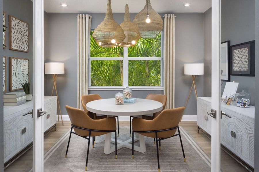 Representative furnished interior of a home built from the Sapphire by Mattamy Homes in Summerlit, Naples (Image 8).