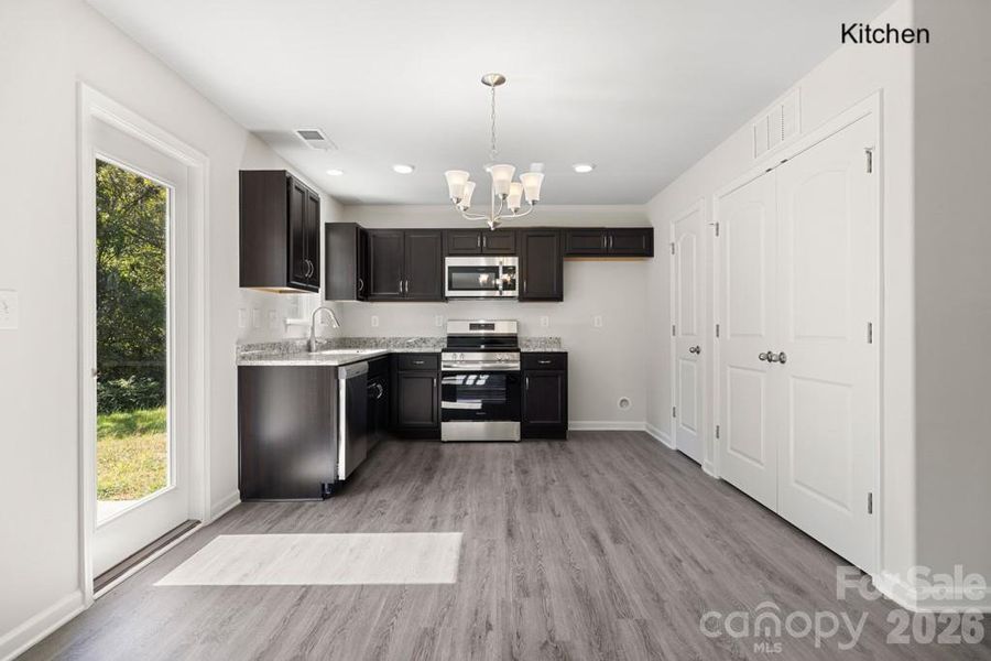 Furnished interior view inside a new home in , Lancaster (Image 10).