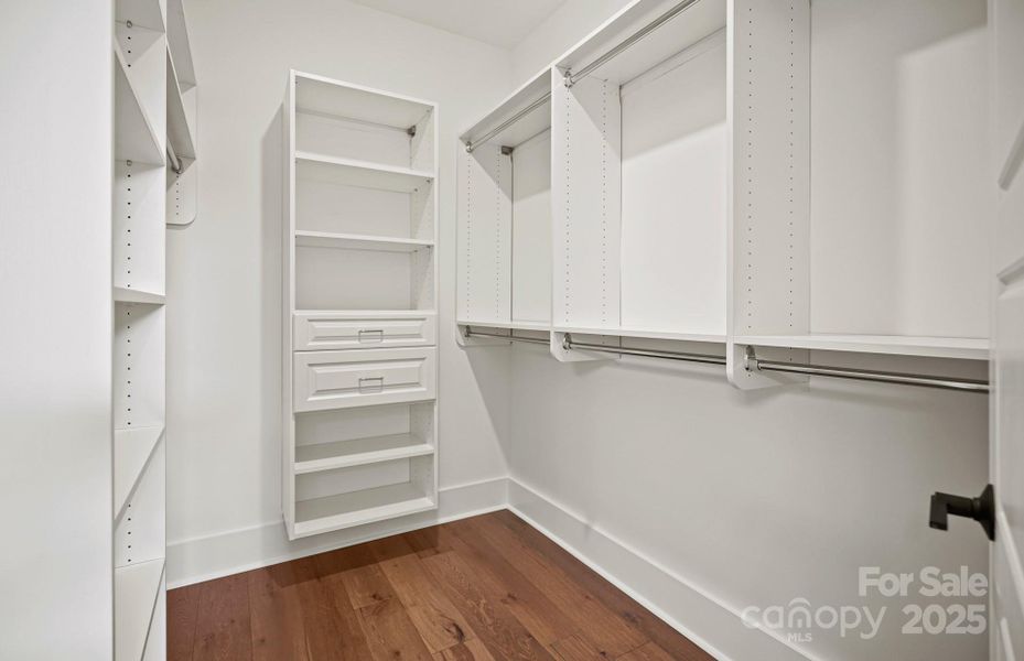 Closet 2 with Custom Shelving. Representative Photo