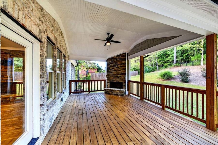 Exterior details and patio area of a home in , Bishop (Image 42).