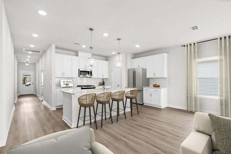 Furnished interior view inside a new home in , Ravenel (Image 10). Furnished interior view inside a new home in , Ravenel (Image 10).
