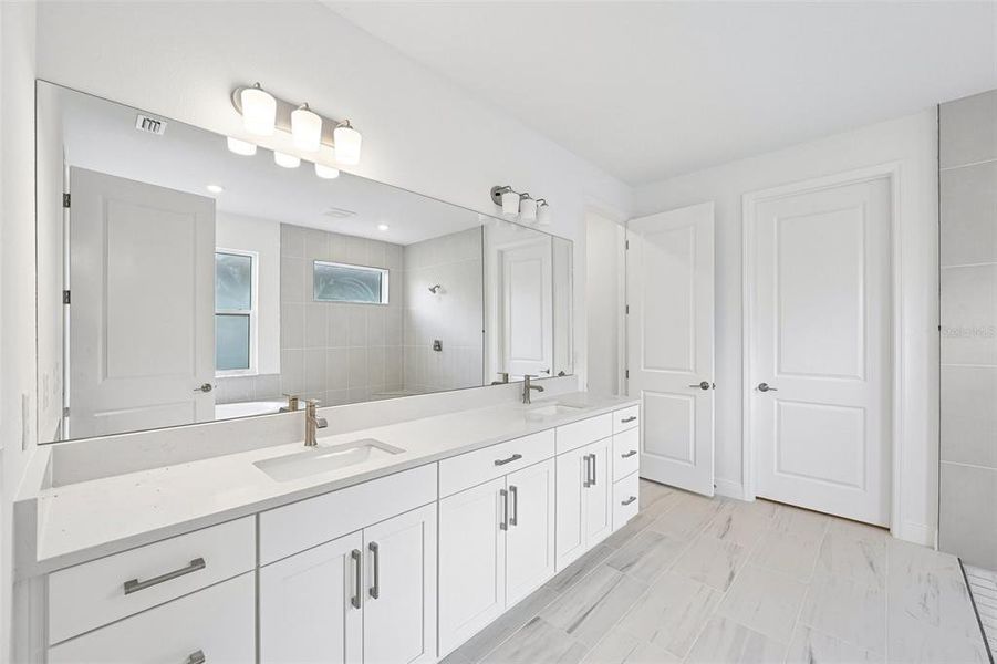 Furnished interior view inside a new home in Creeks Edge at Twin Rivers, Parrish (Image 6).