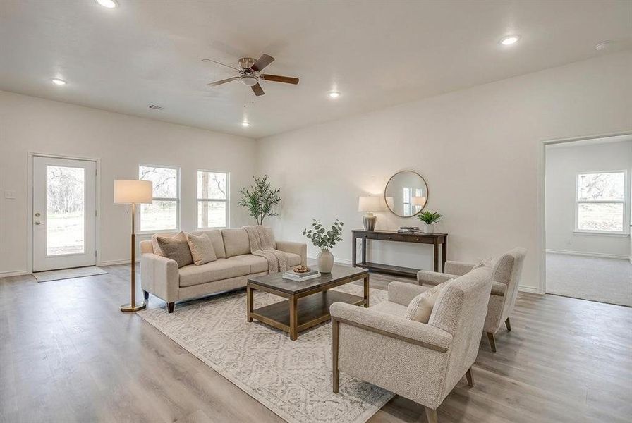 Furnished interior view inside a new home in , Covington (Image 18).