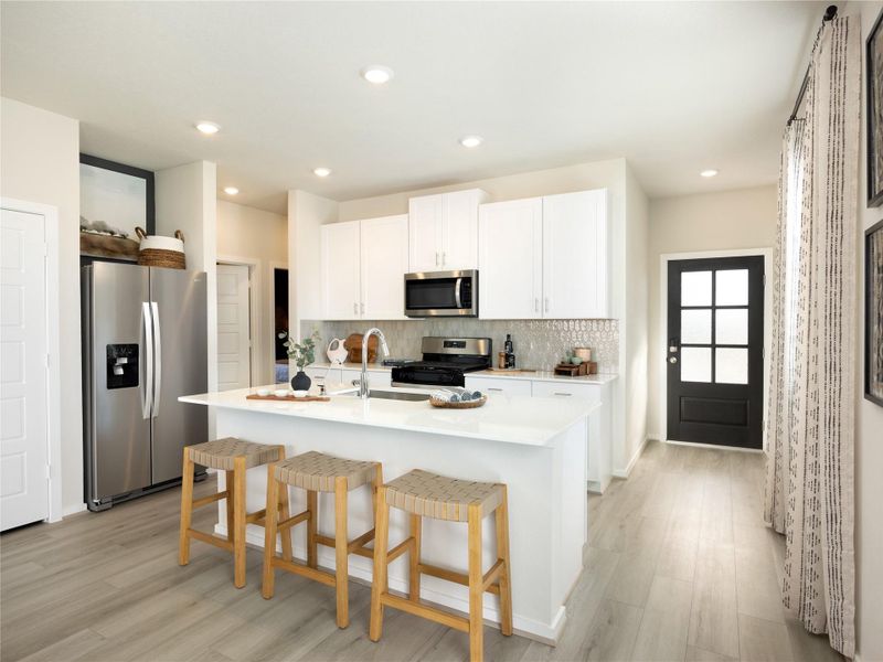 Photo is not of the actual home, but is an inspirational photo of builder’s model home and may depict options, furnishings, and/or decorator features that are not included.
