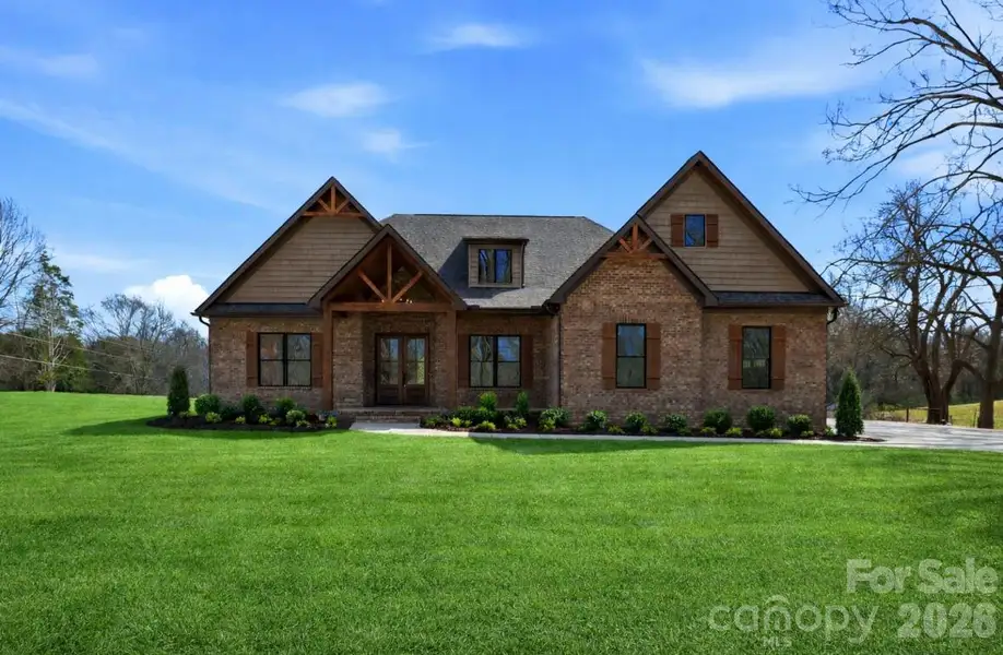 welcome home!*representative front yard; seed & straw used on the front & back yard.