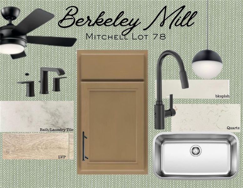 Sample of building materials used in homes in Berkeley Mill, Cumming (Image 23).