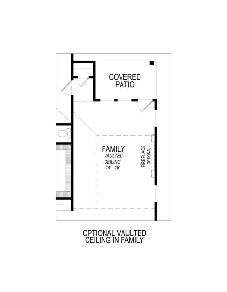 2D floor plan layout for the Truman Select F by First Texas Homes in Las Lomas, Forney, TX (Image 5).
