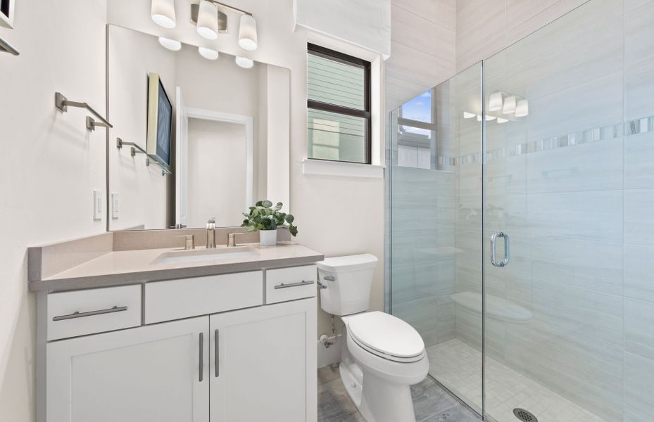 Representative furnished interior of a home built from the Layton by DiVosta in Amara, Lake Worth (Image 25). Representative furnished interior of a home built from the Layton by DiVosta in Amara, Lake Worth (Image 25).