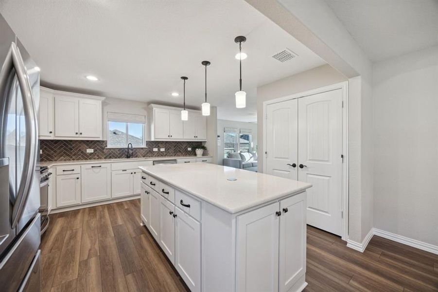 Furnished interior view inside a new home in , McKinney (Image 10).