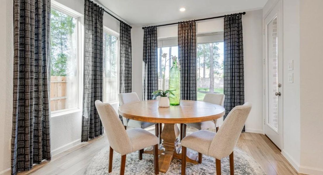 Furnished interior view inside a new home in Samara, League City (Image 9).