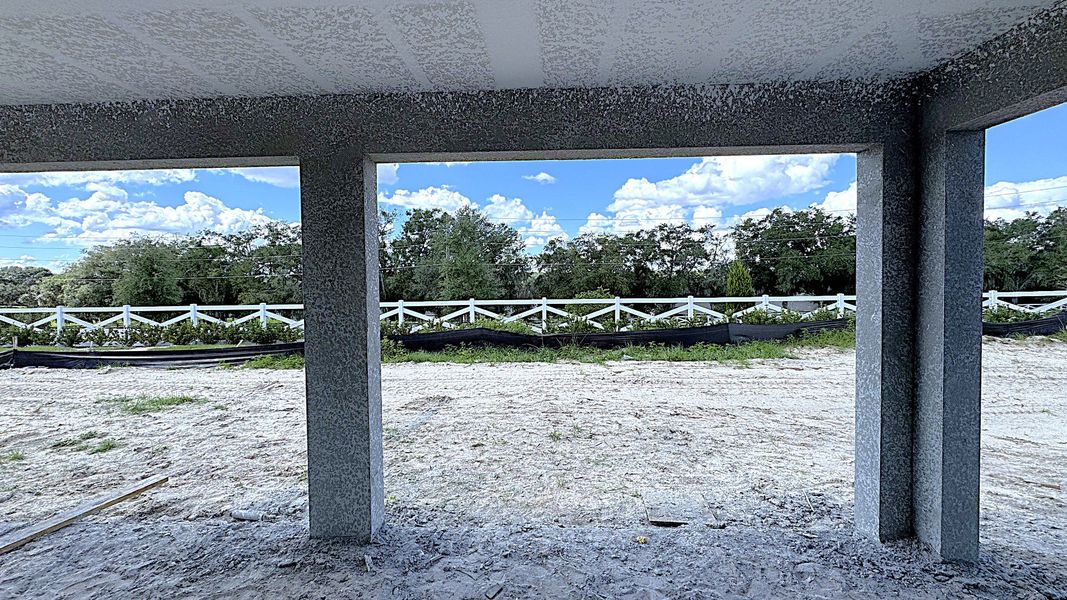 Exterior details and patio area of a home in Trailside, Mount Dora (Image 23).