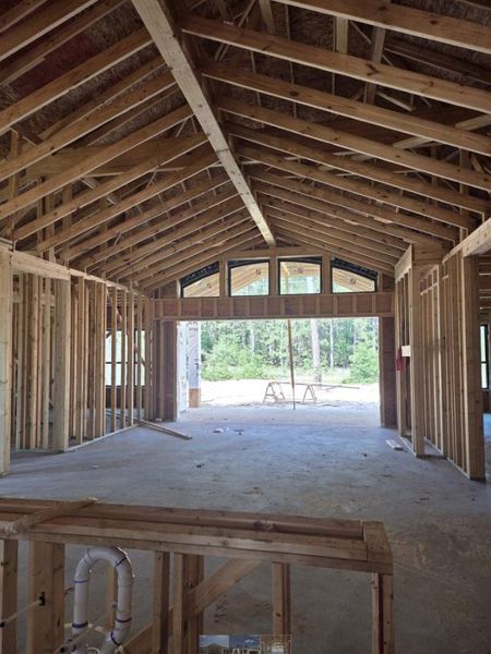 In-progress construction of a new home in Evergreen 60', Conroe, TX (Image 5).