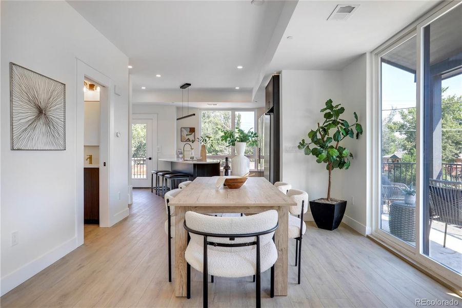 Furnished interior view inside a new home in , Arvada (Image 25).