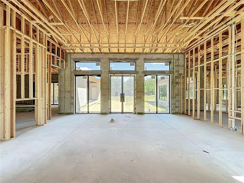 In-progress construction of a new home in , Oviedo, FL (Image 22).