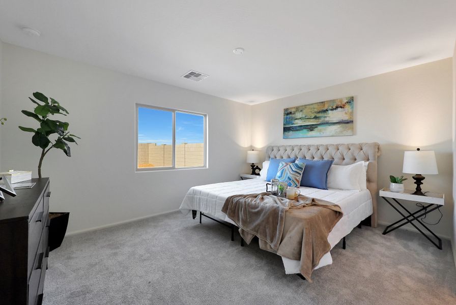 Furnished interior view inside a new home in Cross Creek Ranch, Coolidge (Image 9).