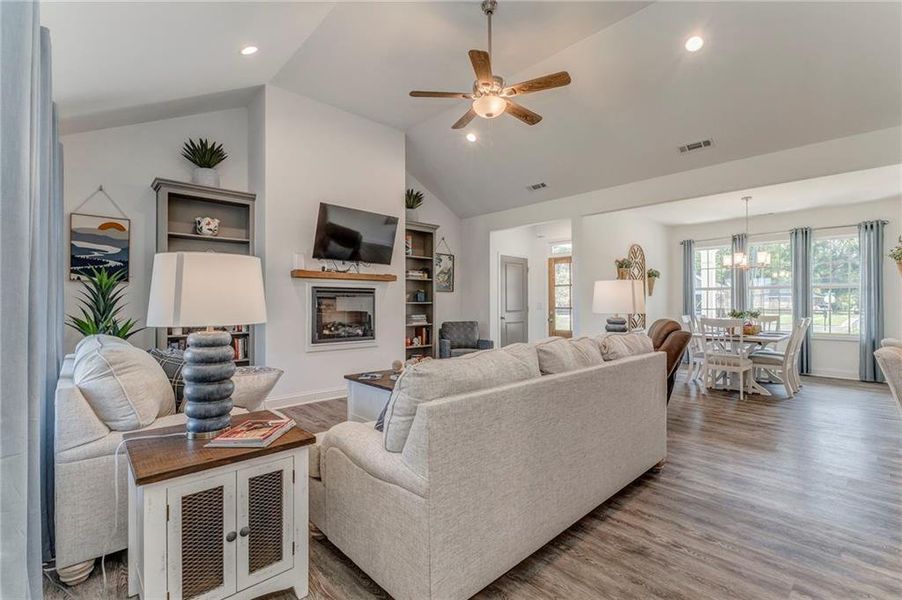 Furnished interior view inside a new home in , Cartersville (Image 28).