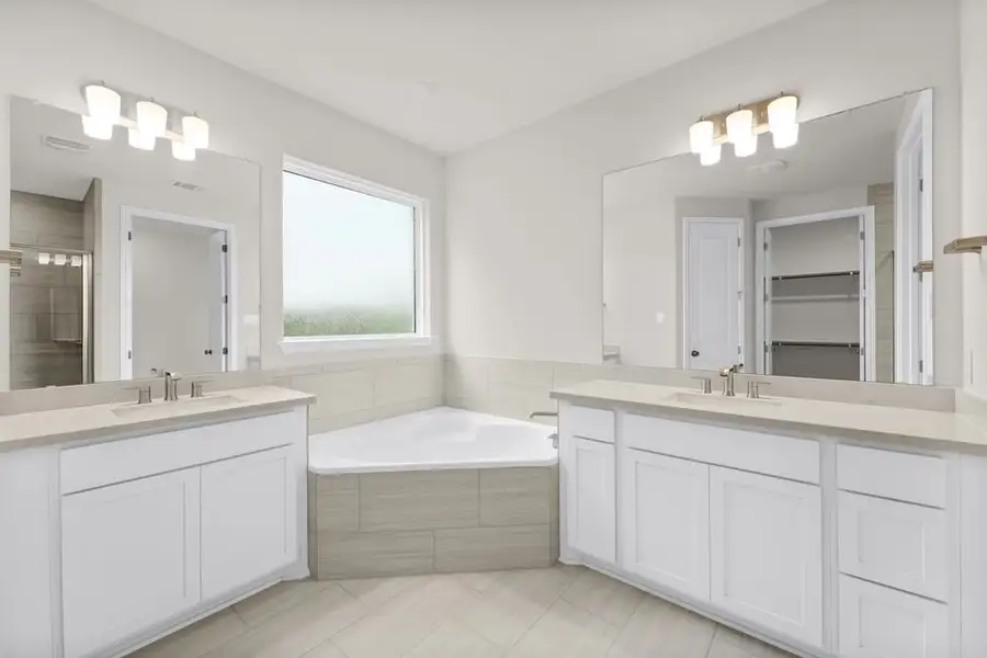 Furnished interior view inside a new home in Parkside on the River 60s, Georgetown (Image 7).