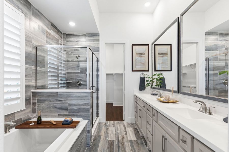 Representative Primary Bathroom - some options shown