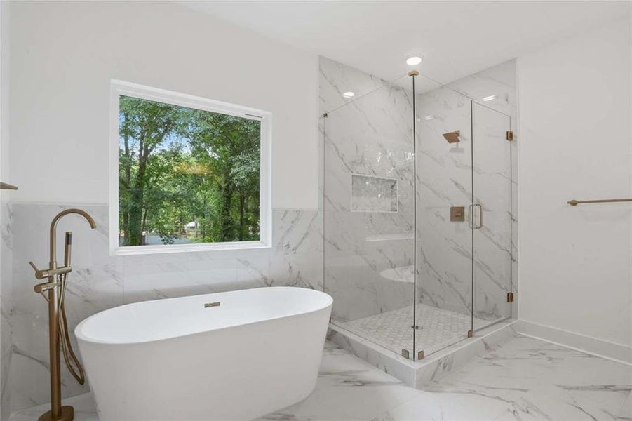 Furnished interior view inside a new home in , Atlanta (Image 11).