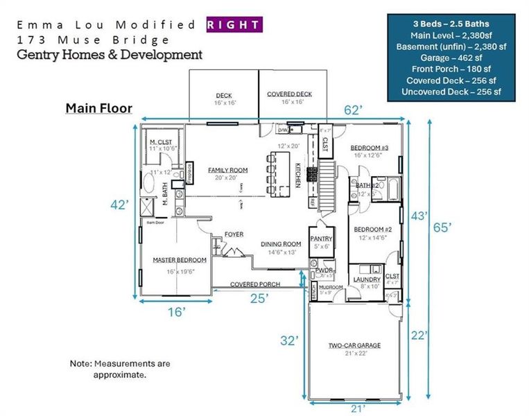2D floor plan layout of this home in , Carrollton, GA (Image 3).