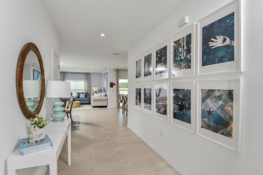 Furnished interior view inside a new home in Firethorn, Parrish (Image 7).