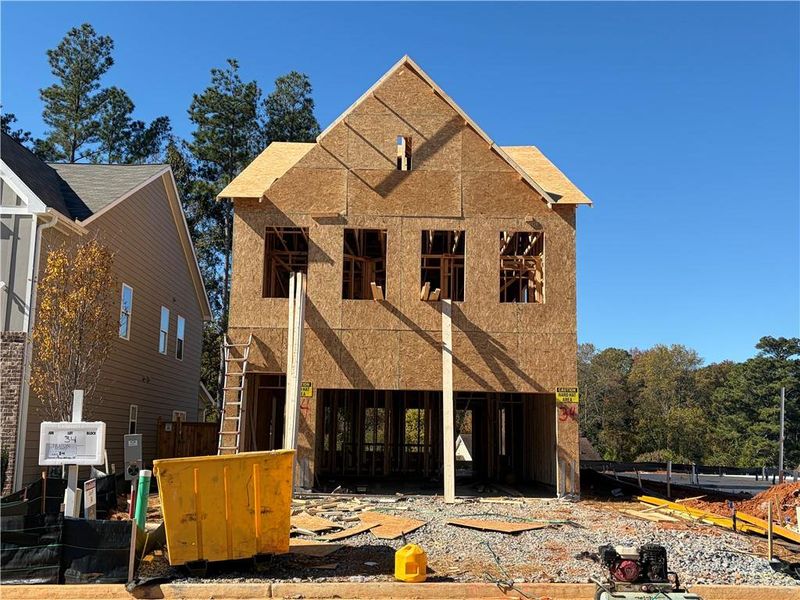 In-progress construction of a new home in Winsome Park, Woodstock, GA (Image 21).