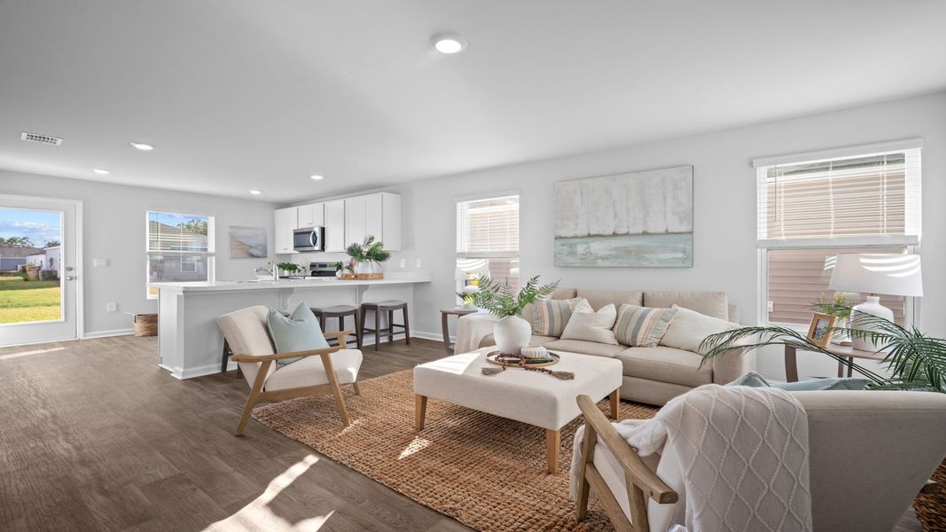 Furnished interior view inside a new home in Rice Hope, Port Wentworth (Image 4). Furnished interior view inside a new home in Rice Hope, Port Wentworth (Image 4).