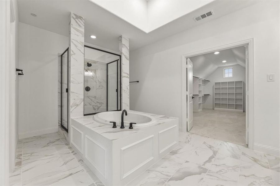 Furnished interior view inside a new home in , Lewisville (Image 6).