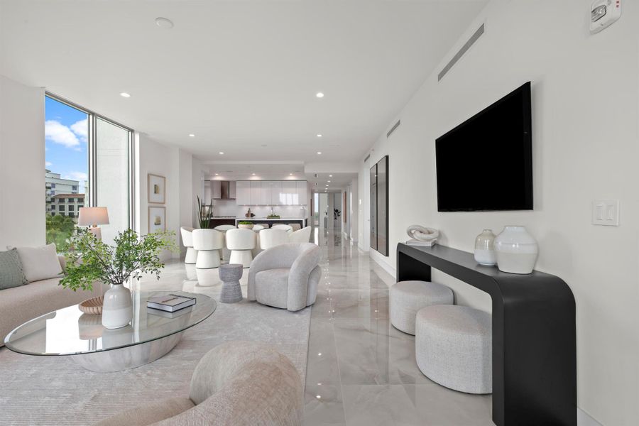 Furnished interior view inside a new home in Royal Palm Residences, Boca Raton (Image 3).