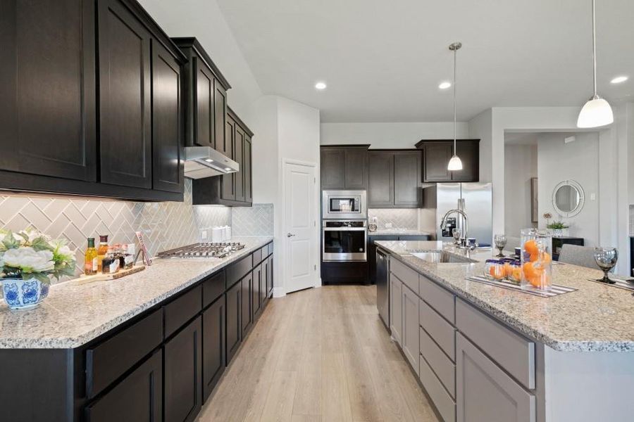 Furnished interior view inside a new home in Lakeview Pointe, Grand Prairie (Image 7).