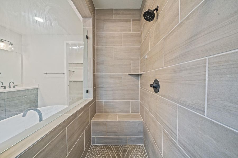 Close-up of interior finishes inside a home in , Brookshire (Image 17).