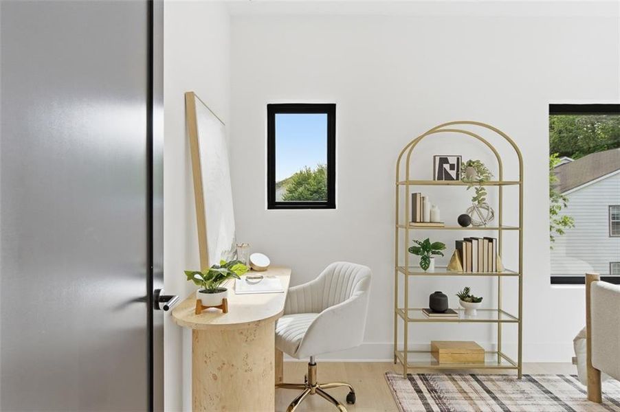 Furnished interior view inside a new home in , Atlanta (Image 37).
