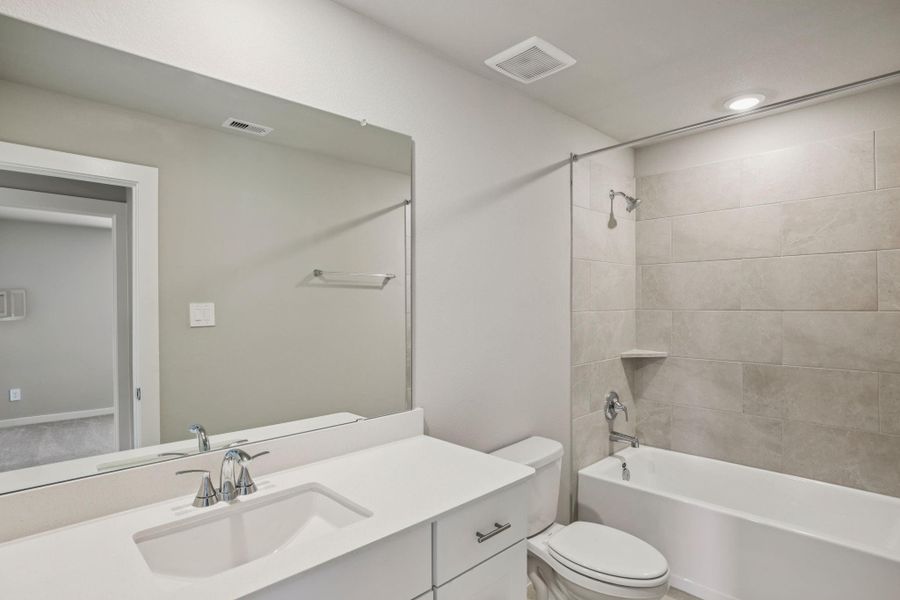 Photo is not of the actual home but is an inspirational photo of builder's model home and may depict options, furnishings, and/or decorator features that are not included.