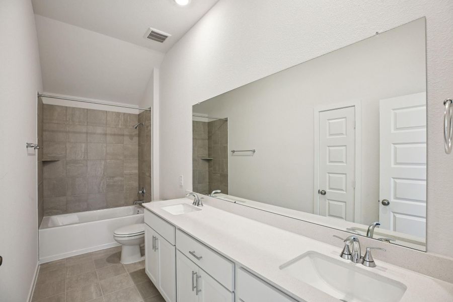 Photo is not of the actual home, but is an inspirational photo of builder’s model home and may depict options, furnishings, and/or decorator features that are not included.